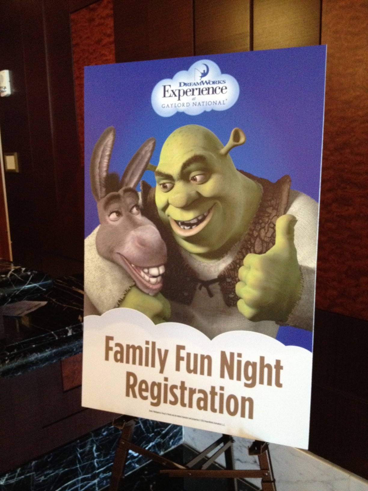 Shrek Family Fun Night